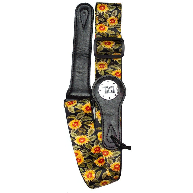 TGI Guitar Strap Sunflowers - Music Vault