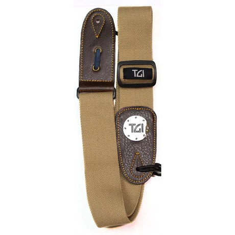 TGI Guitar Strap Woven Khaki - Music Vault