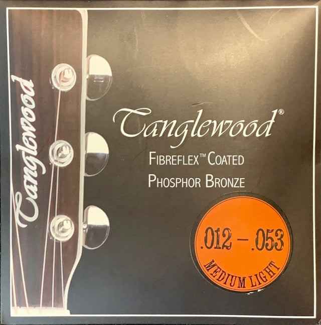Tanglewood Fibreflex Phosphor Bronze Coated Acoustic Guitar Strings (12-53) - Music Vault
