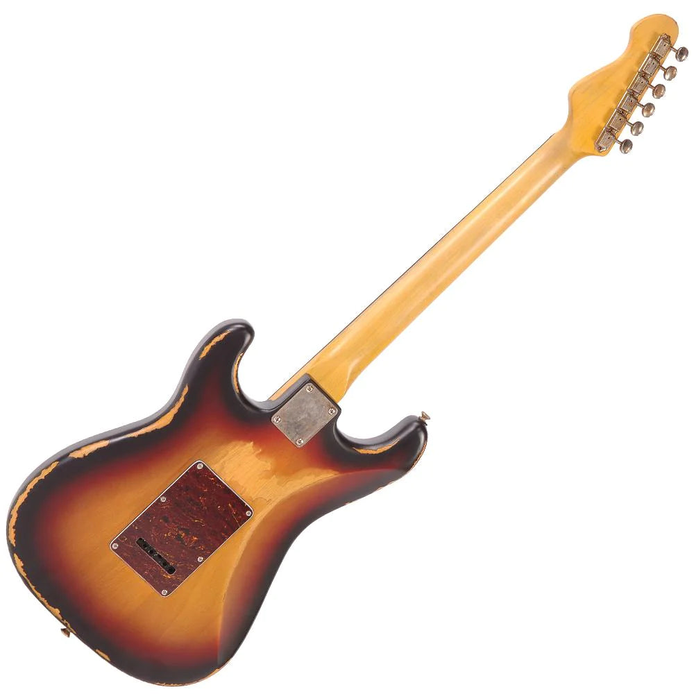 Vintage Icon Series V6HMR Distressed Tobacco Sunburst - Music Vault