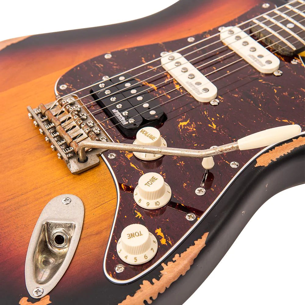 Vintage Icon Series V6HMR Distressed Tobacco Sunburst - Music Vault