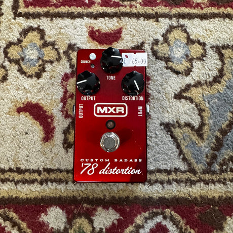 MXR M78 Custom Badass 78 Distortion Pedal (Pre-Owned) - Music Vault