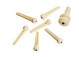 D'Addario Plastic Acoustic Guitar Bridge & End Pins Ivory