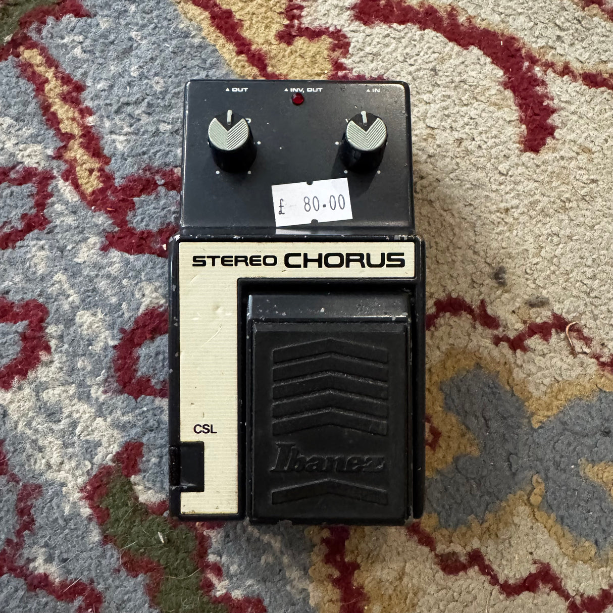 Ibanez CSL Stereo Chorus Vintage Japanese Effects Pedal (Pre-Owned)