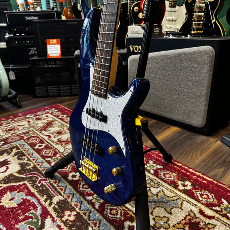 Aria RSB-42AR Active Bass Guitar Blue (Pre-Owned) - Music Vault