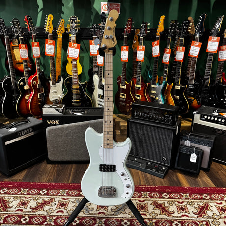 G&L Tribute Series Fallout Shortscale Bass Surf Green (Pre-Owned) - Music Vault