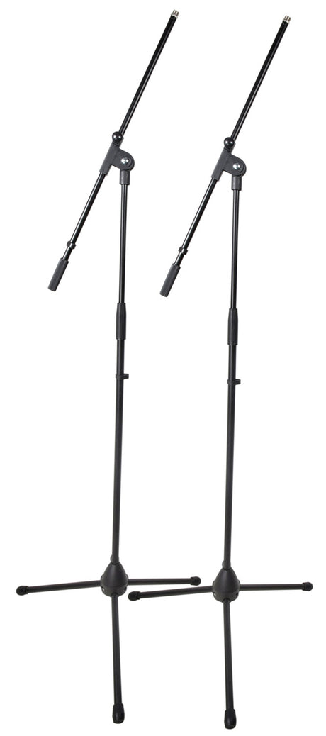 Chord Boom Microphone Stand Twin Pack + Carry Bag - Music Vault