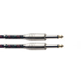 Stagg SGC6VT/BK Vintage Tweed Instrument Cable Black 6m / 20ft - Music Vault