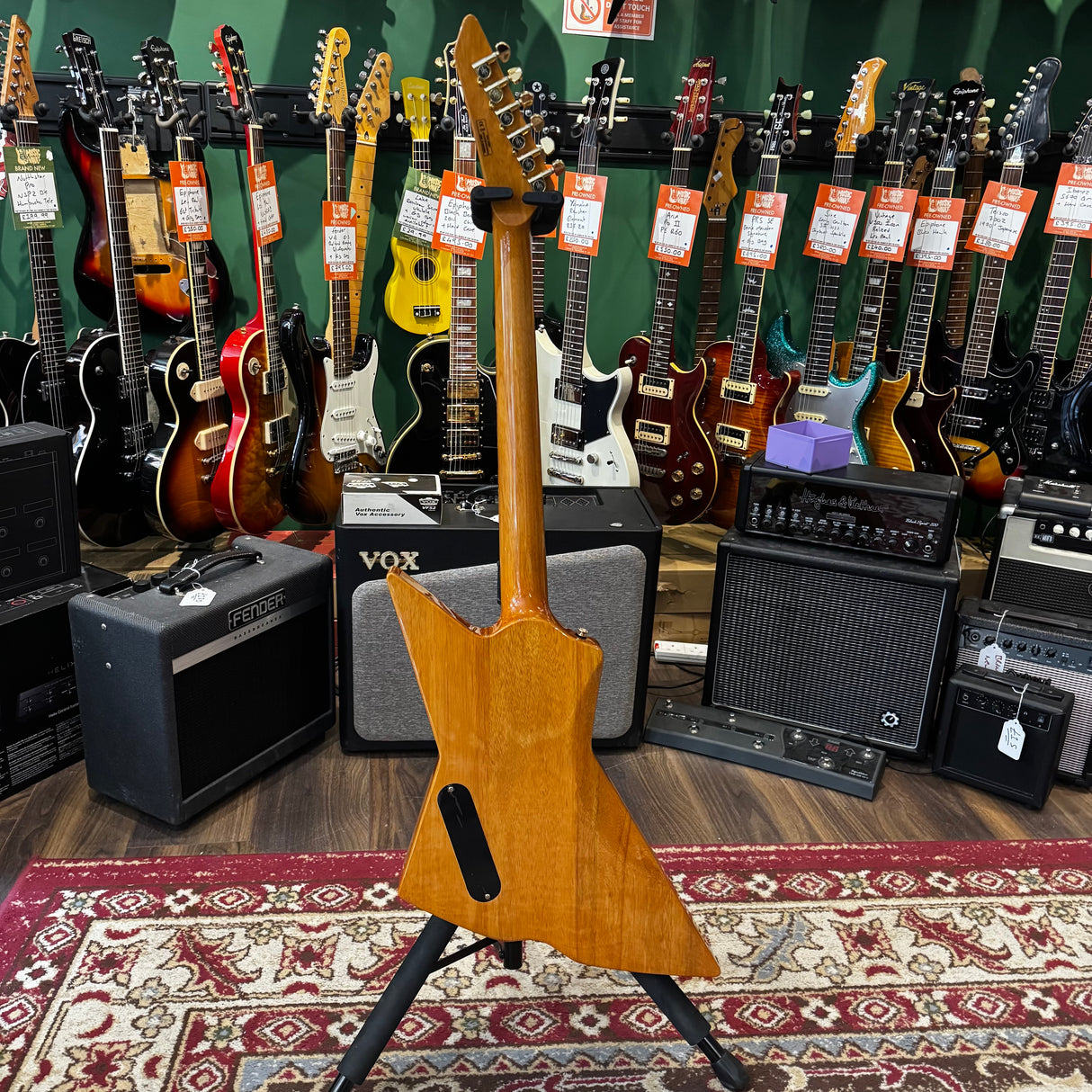 Harley Benton EX-76 Classic GHW AN Explorer Antique Natural (Pre-Owned)