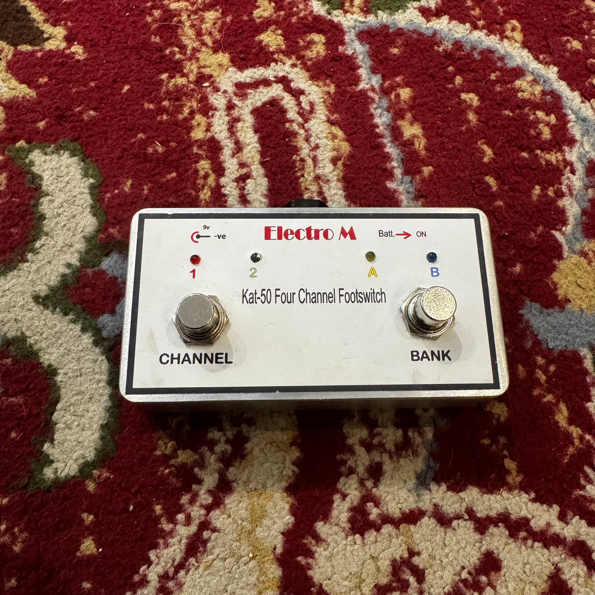 Electro M KAT-50 Four Channel Foot Switch For Boss Katana 50 (Pre-Owned)