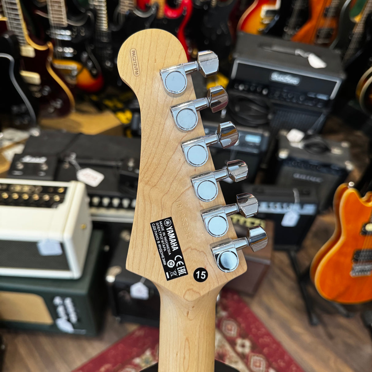Yamaha Pacifica PAC212VFM Electric Guitar Caramel Brown (Pre-Owned)