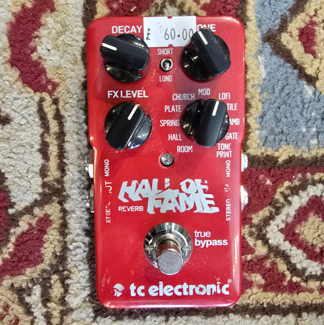 TC Electronic Hall Of Fame Reverb Pedal (Pre-Owned) - Music Vault