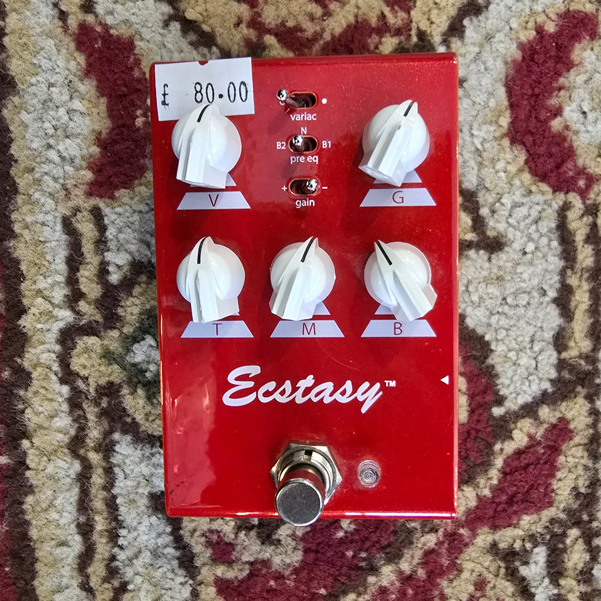 Bogner Ecstasy Red Mini Overdrive Pedal (Pre-Owned)