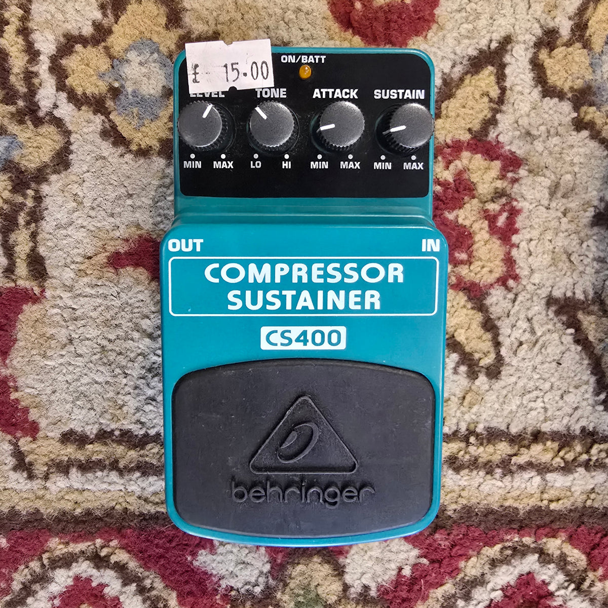 Behringer CS400 Compressor Sustainer Pedal (Pre-Owned) – Music Vault