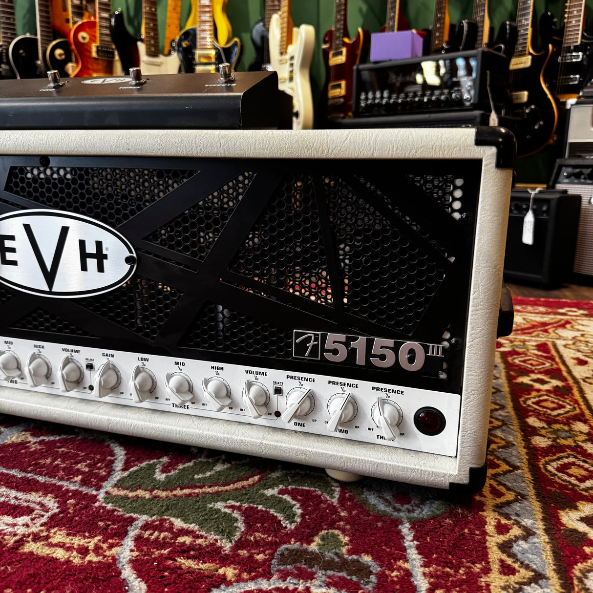 EVH 5150III 150W Electric Guitar Valve Amplifier Head Ivory White (Pre-Owned)