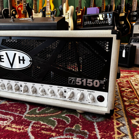 EVH 5150III 150W Electric Guitar Valve Amplifier Head Ivory White (Pre-Owned) - Music Vault