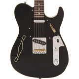 Fret-King Country Squire Stealth Single Cutaway Electric Guitar Black