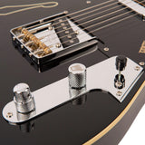 Fret-King Country Squire Stealth Single Cutaway Electric Guitar Black
