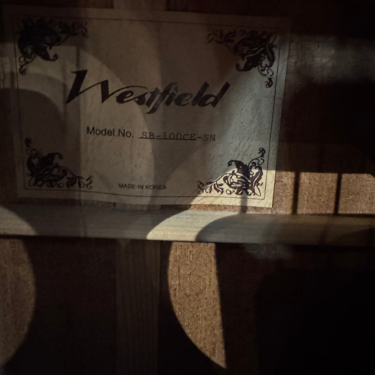 Westfield SB-100CE Electro Acoustic Bass (Pre-Owned)