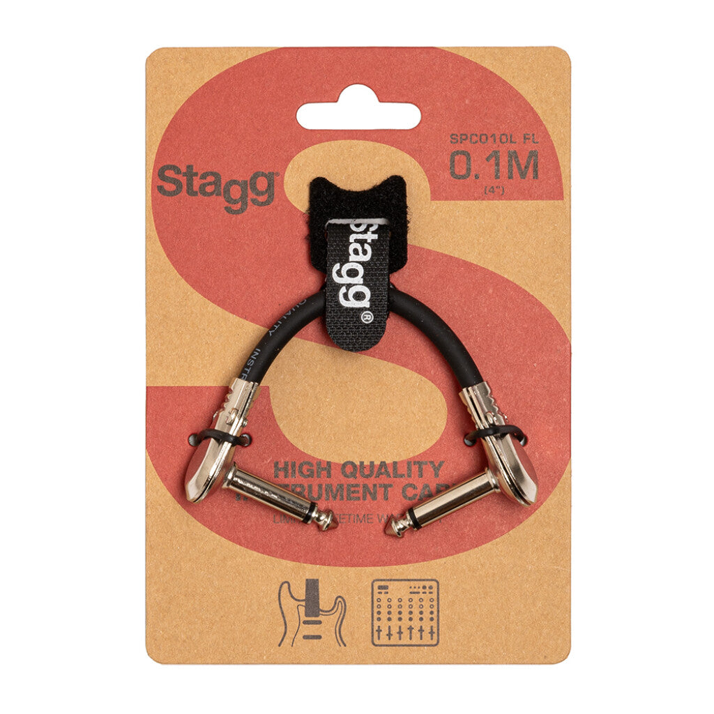 Stagg SPC010L FL Patch Cable Flat 4'' / 10cm