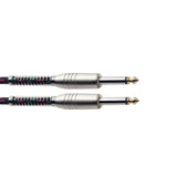 Stagg SGC3VT/BK Vintage Tweed Instrument Cable Black 3m / 10ft - Music Vault