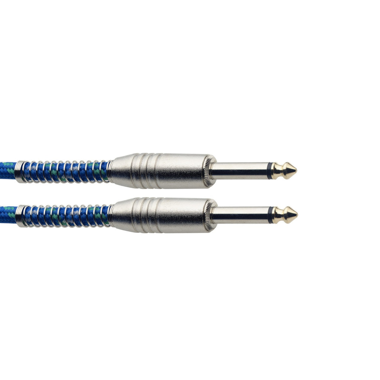 Stagg SGC3VT/BL Vintage Tweed Instrument Cable Blue 3m / 10ft - Music Vault