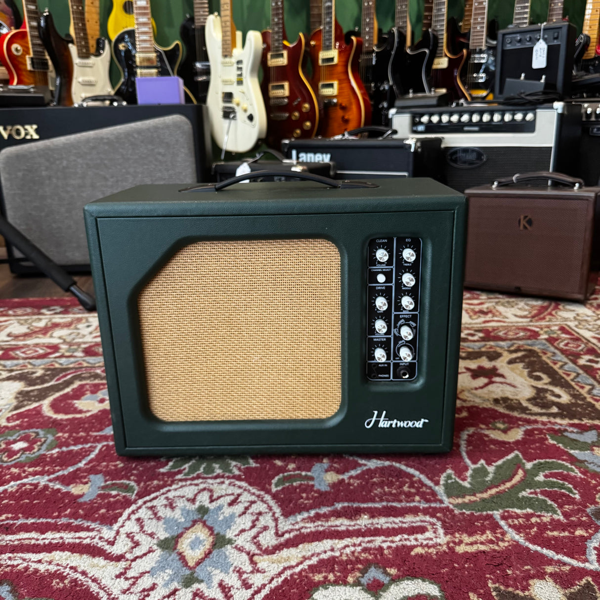 Hartwood Voltair 40W Electric Guitar Combo Amplifier British Racing Green (Pre-Owned)