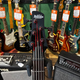 Ibanez GIO GSR205SM Spalted Maple Active 5 String Bass Guitar Brown Burst (Pre-Owned)