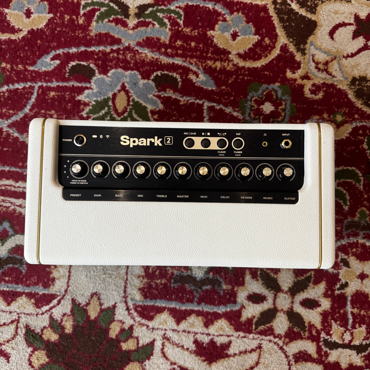 Positive Grid Spark 2 50W Modelling / Practise Guitar Amplifier White (Pre-Owned)