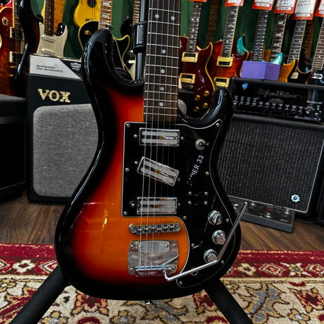 Rapier 33 Electric Guitar 3 Tone Sunburst (Pre-Owned) - Music Vault