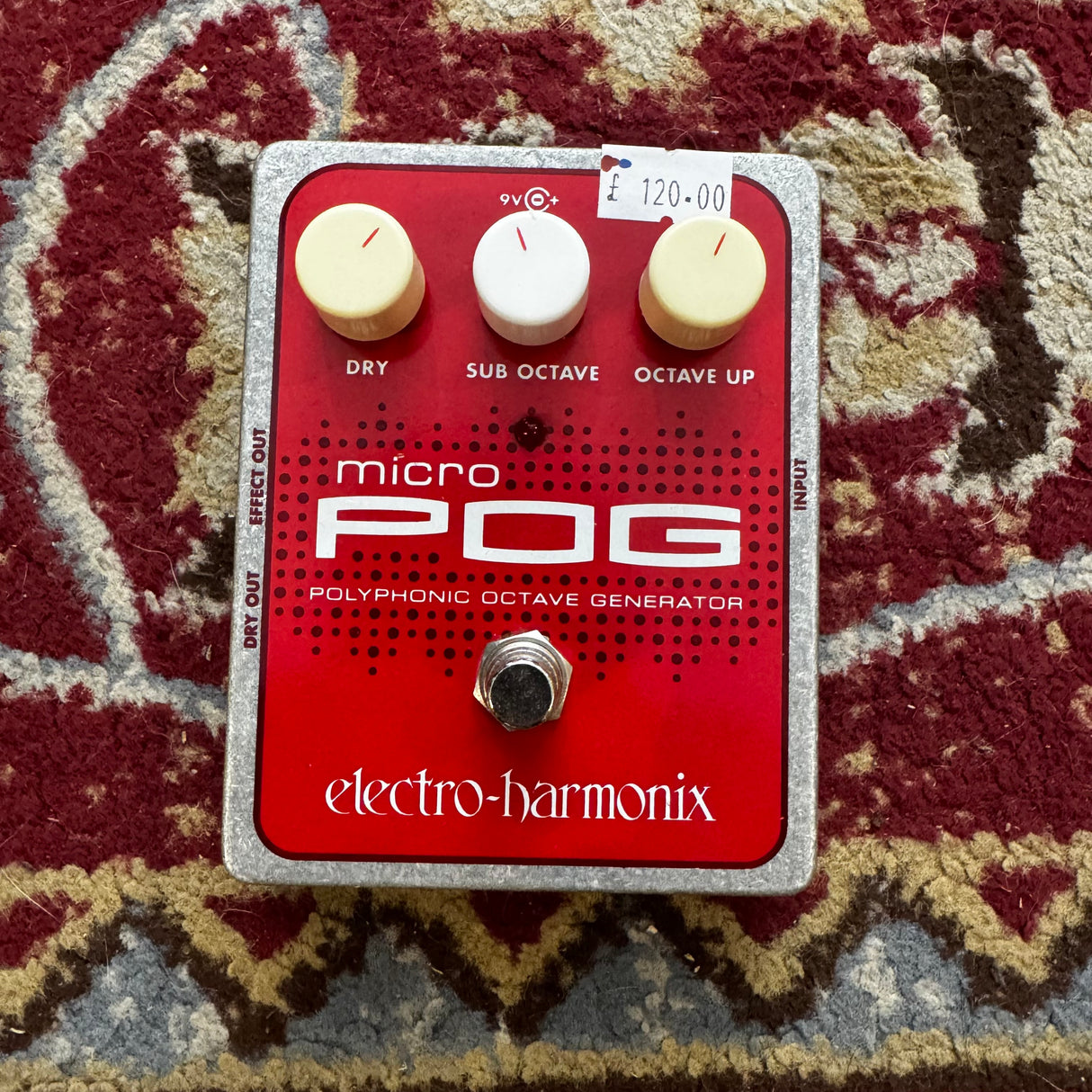 Electro Micro POG Polyphonic Octave Generator Pedal (Pre-Owned)