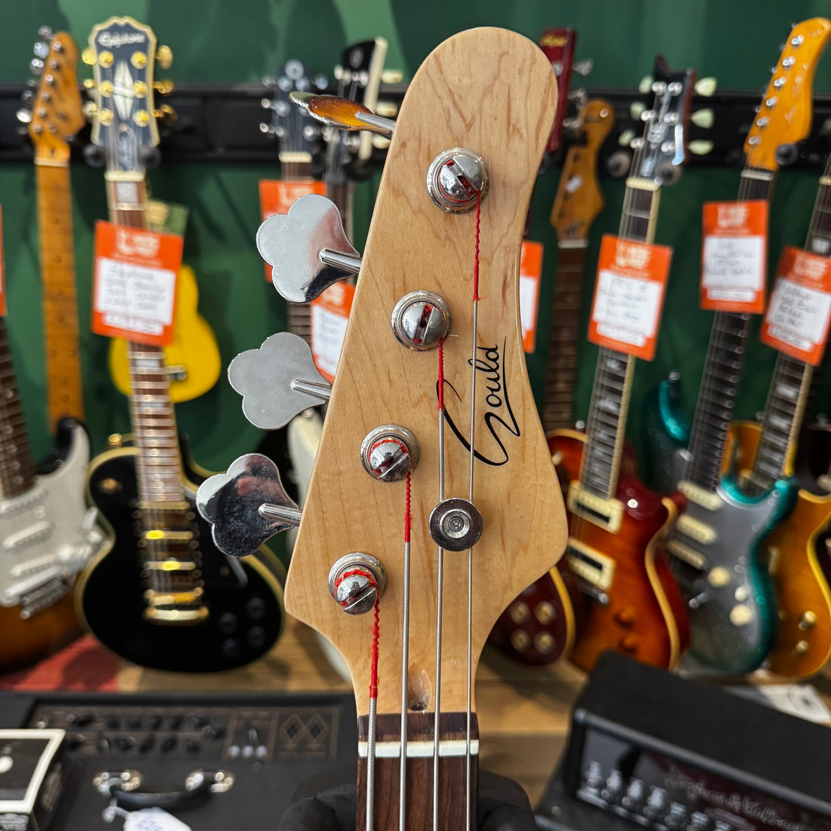 Gould Precision Style Bass Guitar Black (Pre-Owned)