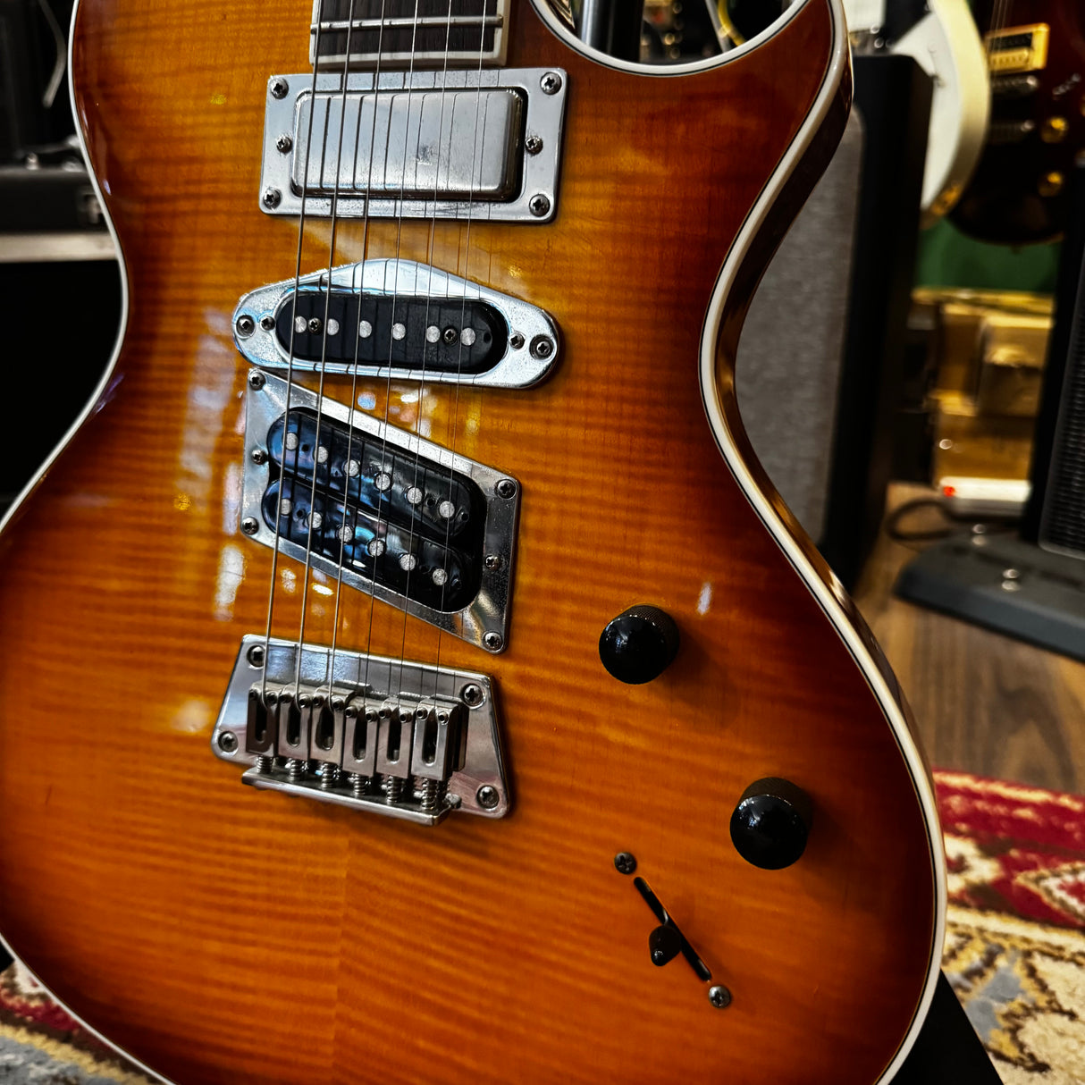 Epiphone Nighthawk Custom Reissue Electric Guitar Fireburst (Pre-Owned)