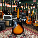 Burny RSA65 Semi Hollowbody Electric Guitar Sunburst (Pre-Owned)