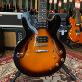 Burny RSA65 Semi Hollowbody Electric Guitar Sunburst (Pre-Owned)