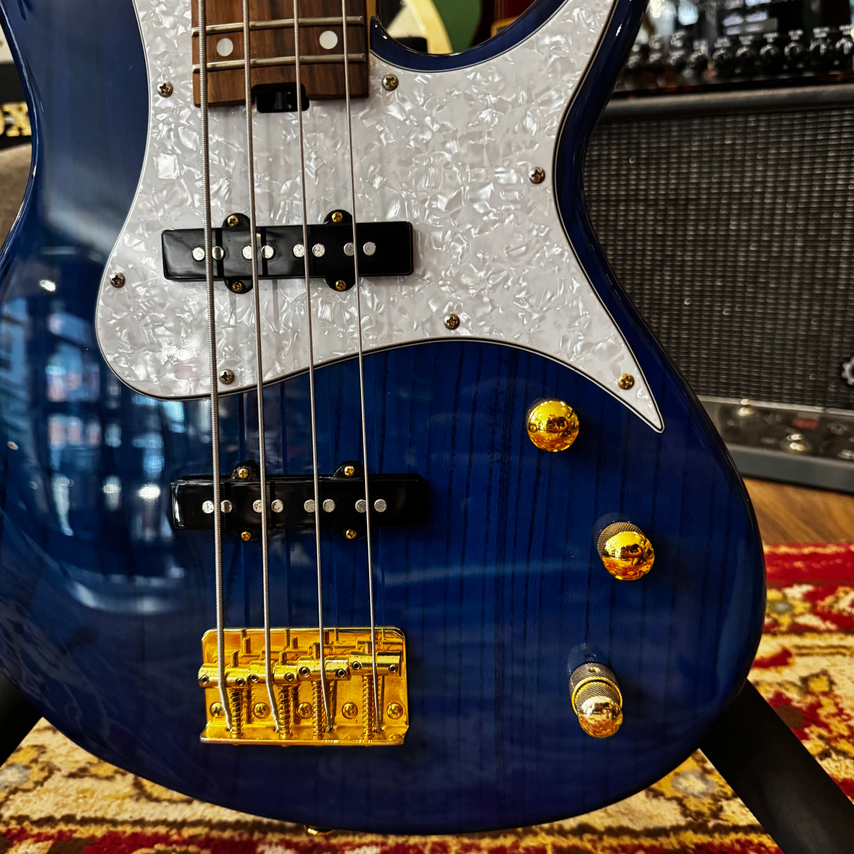 Aria RSB-42AR Active Bass Guitar Blue (Pre-Owned)