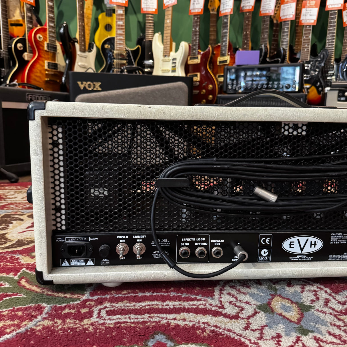 EVH 5150III 150W Electric Guitar Valve Amplifier Head Ivory White (Pre-Owned)