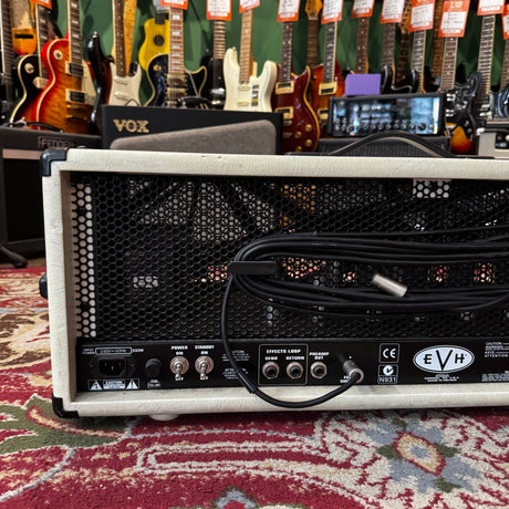 EVH 5150III 150W Electric Guitar Valve Amplifier Head Ivory White (Pre-Owned) - Music Vault