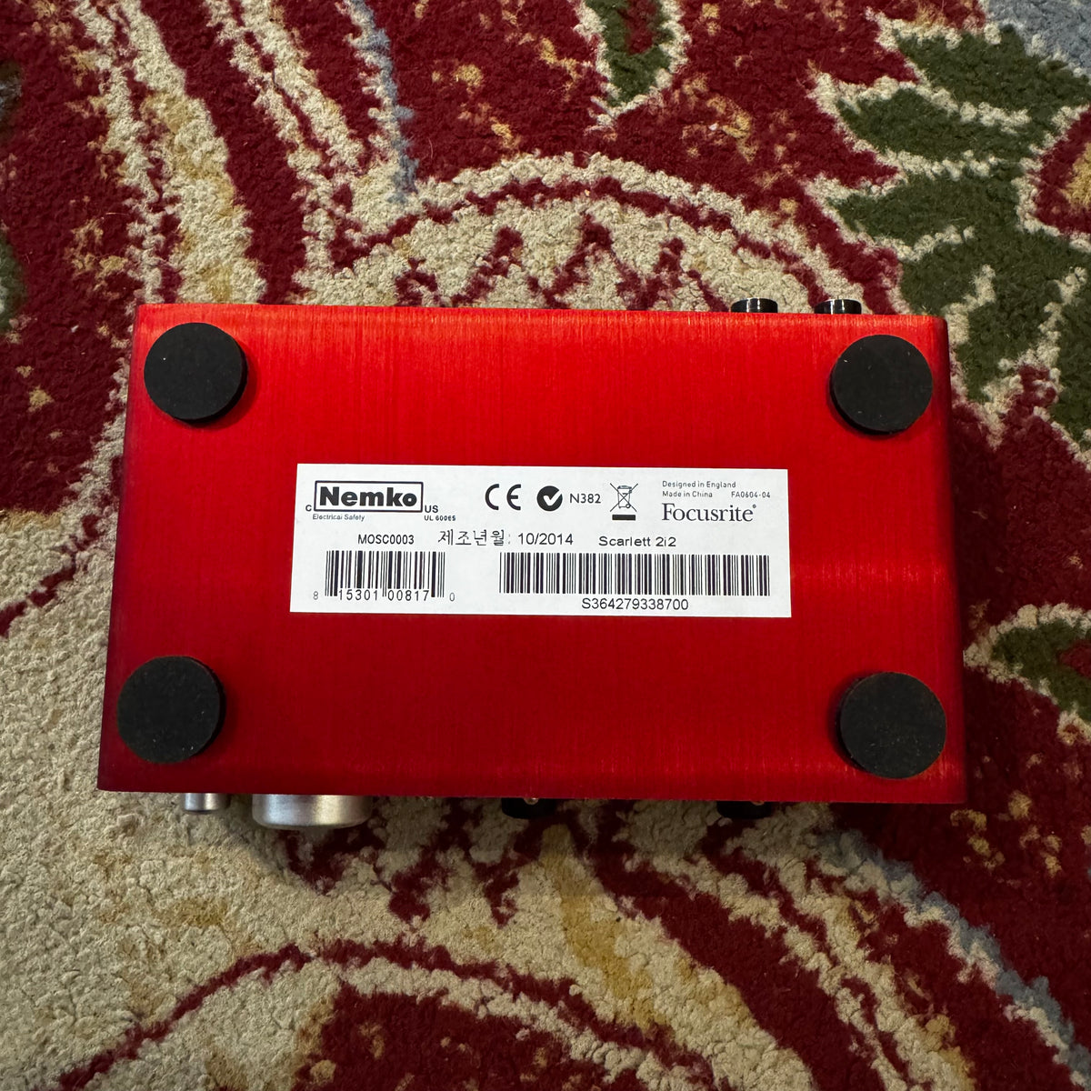 Focusrite Scarlett 2i2 1st Generation USB Audio Interface (Pre-Owned)