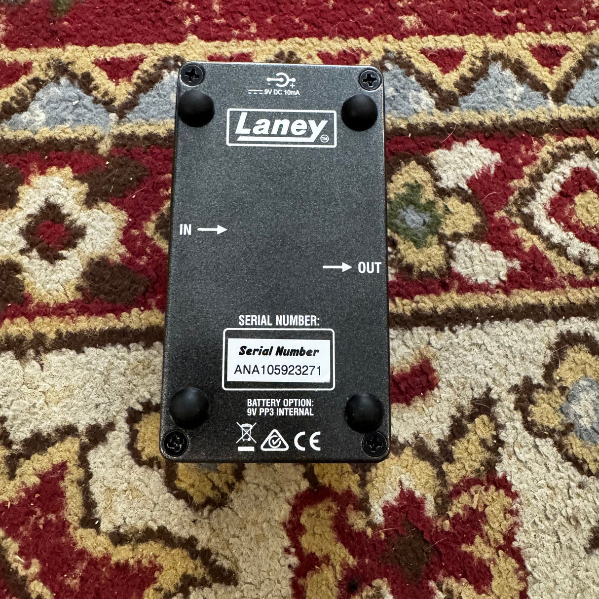 Laney Black Country Customs Black Heath Bass Distortion Pedal (Pre-Owned)