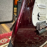 Fender Mexican Stratocaster Floyd Rose HSS Midnight Wine 2000 + Hard Case (Pre-Owned)