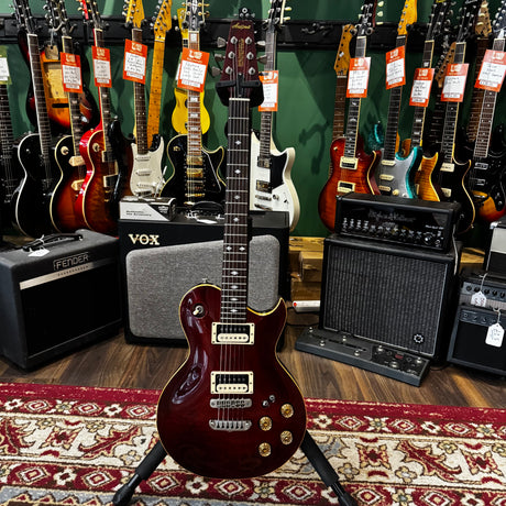 Aria Pro II PE-R60 Japanese 1980's See Through Red (Pre-Owned) - Music Vault