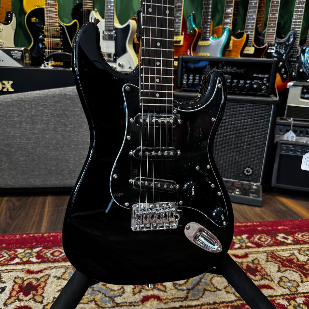 Northstar Littlestar NL1BK 3/4 Mini Double Cutaway Electric Guitar Black