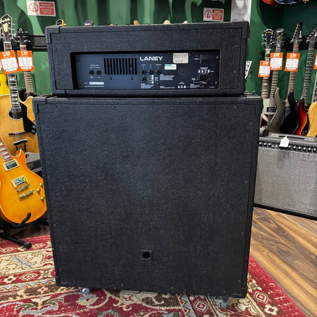 Laney Linebacker 100 Reverb 100W Head & 4x12 Speaker Cab (Pre-Owned) (COLLECTION ONLY) - Music Vault