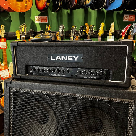 Laney Linebacker 100 Reverb 100W Head & 4x12 Speaker Cab (Pre-Owned) (COLLECTION ONLY) - Music Vault