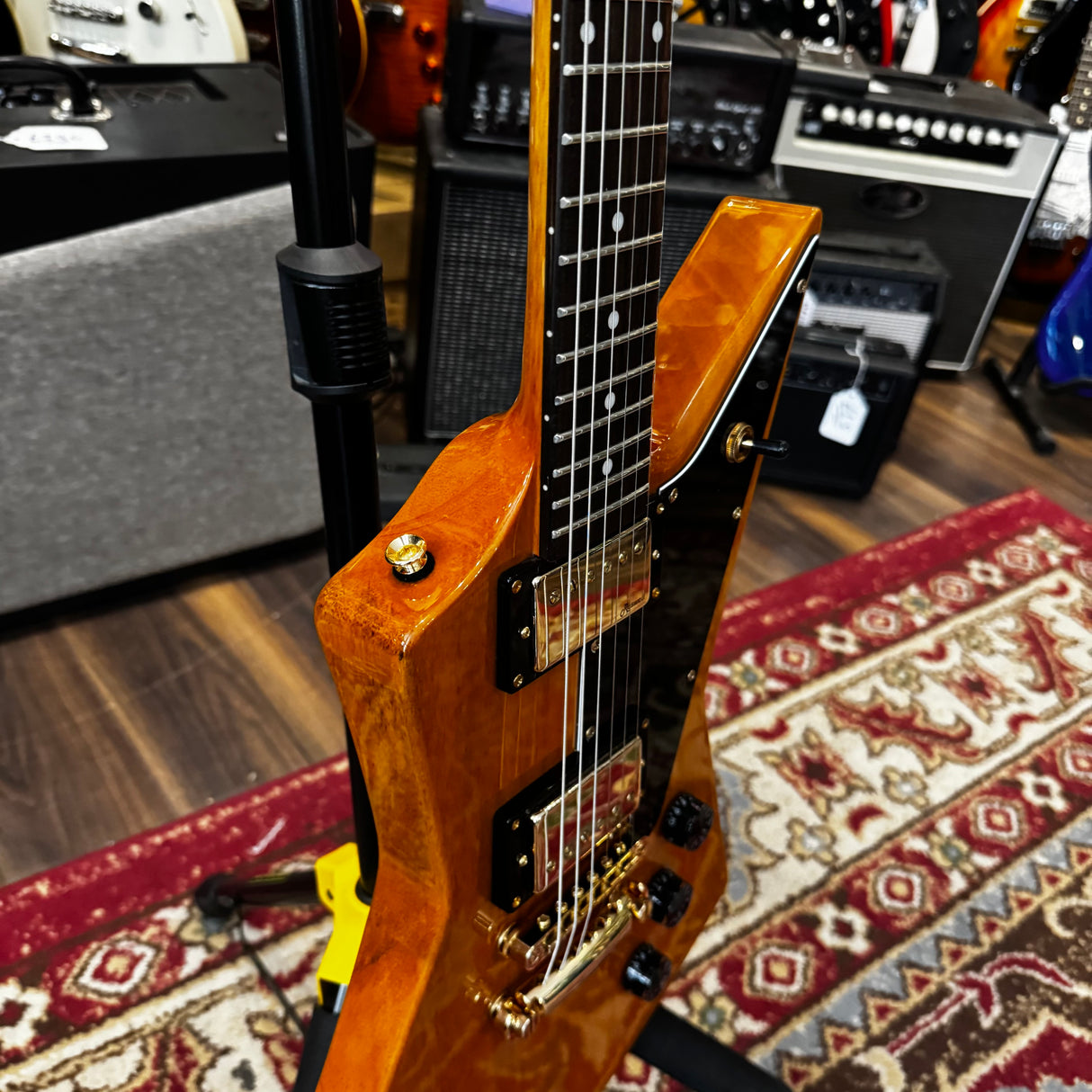 Harley Benton EX-76 Classic GHW AN Explorer Antique Natural (Pre-Owned)