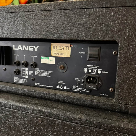 Laney Linebacker 100 Reverb 100W Head & 4x12 Speaker Cab (Pre-Owned) (COLLECTION ONLY) - Music Vault