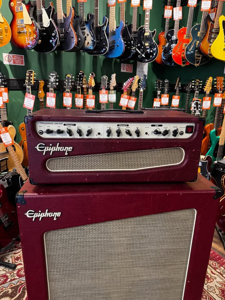 Epiphone Triggerman 100H DSP Head & 4x12 Speaker Cab (Pre-Owned) (COLLECTION ONLY)