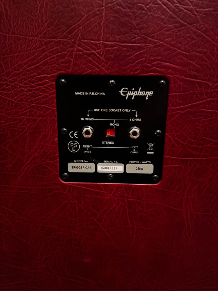 Epiphone Triggerman 100H DSP Head & 4x12 Speaker Cab (Pre-Owned) (COLLECTION ONLY)