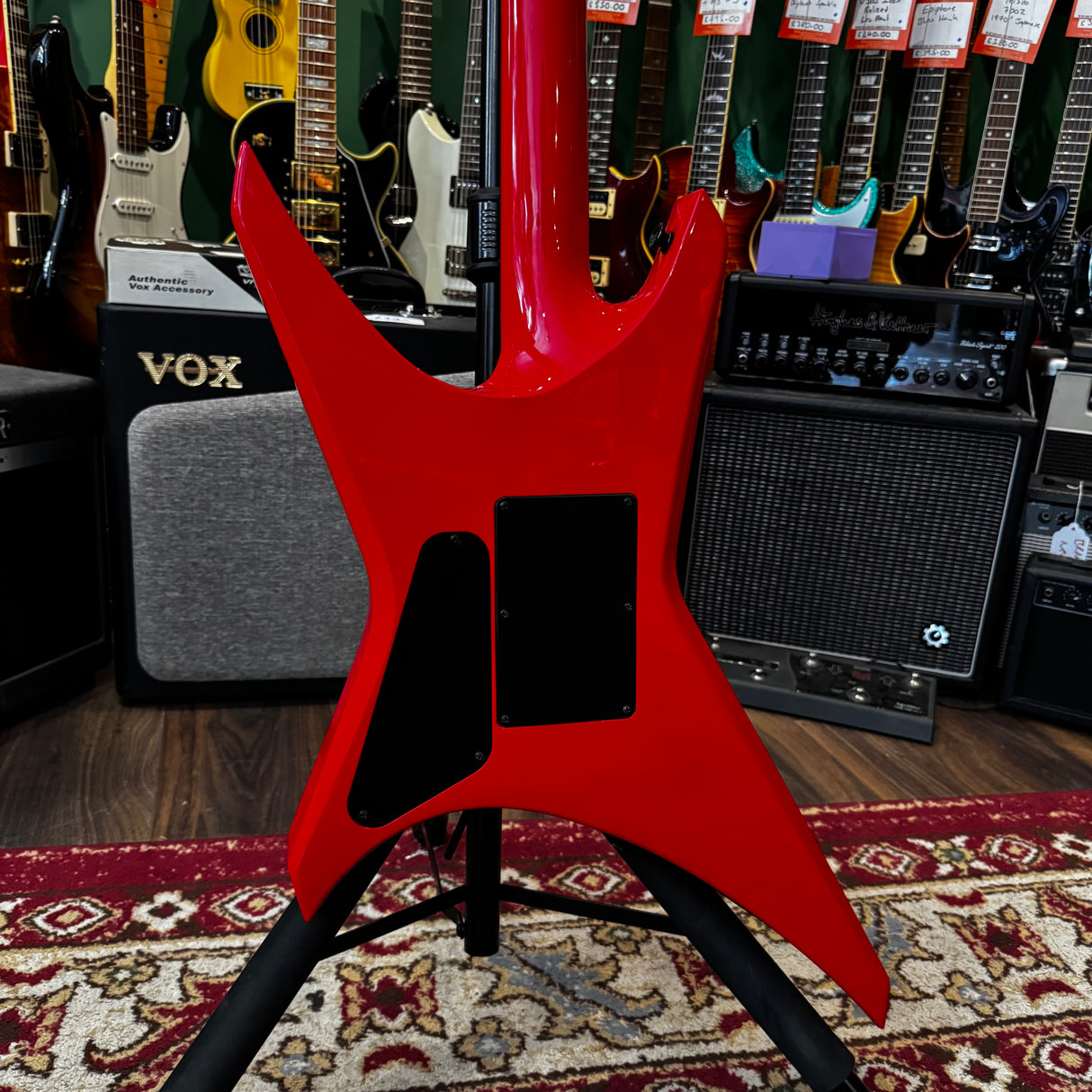 Jackson X Series Warrior WRX24M Racing Red + Hard Case (Pre-Owned)